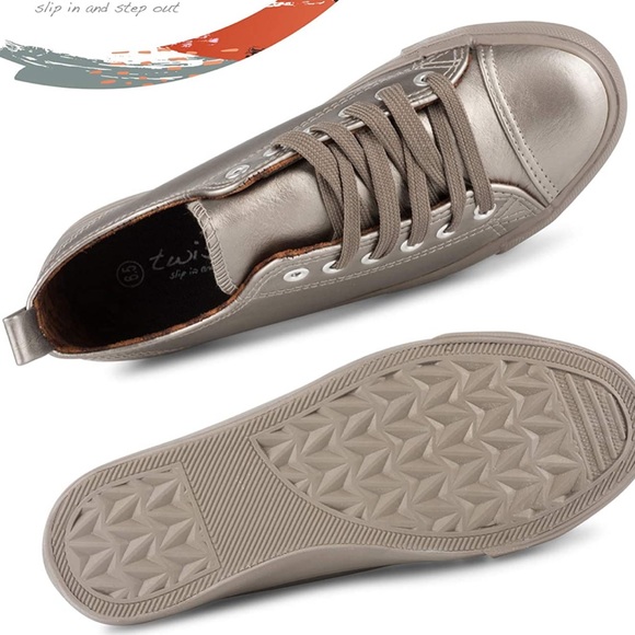 Pewter Sneakers “Converse style” - Picture 1 of 3